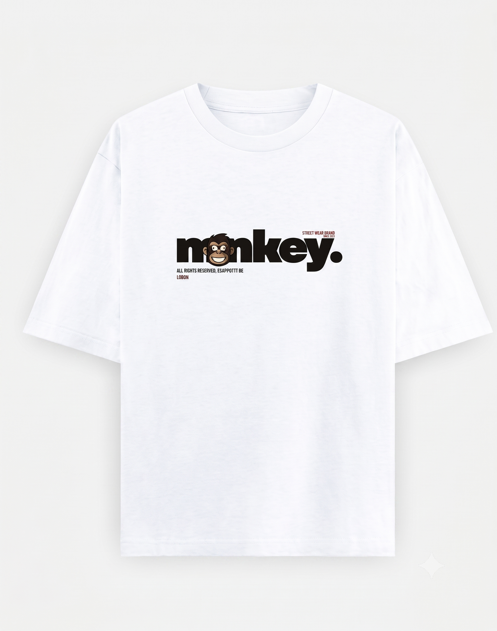 Monkey Oversized T-Shirt