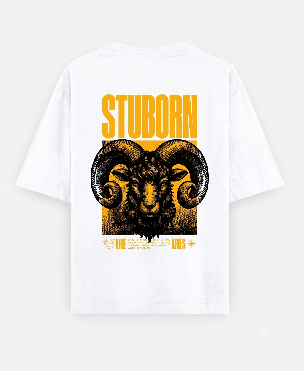 Aries Zodiac Oversized T-Shirt