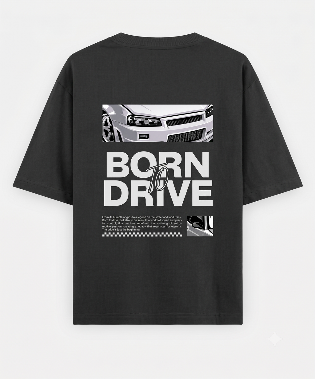 Born To Drive Oversize Tshirt