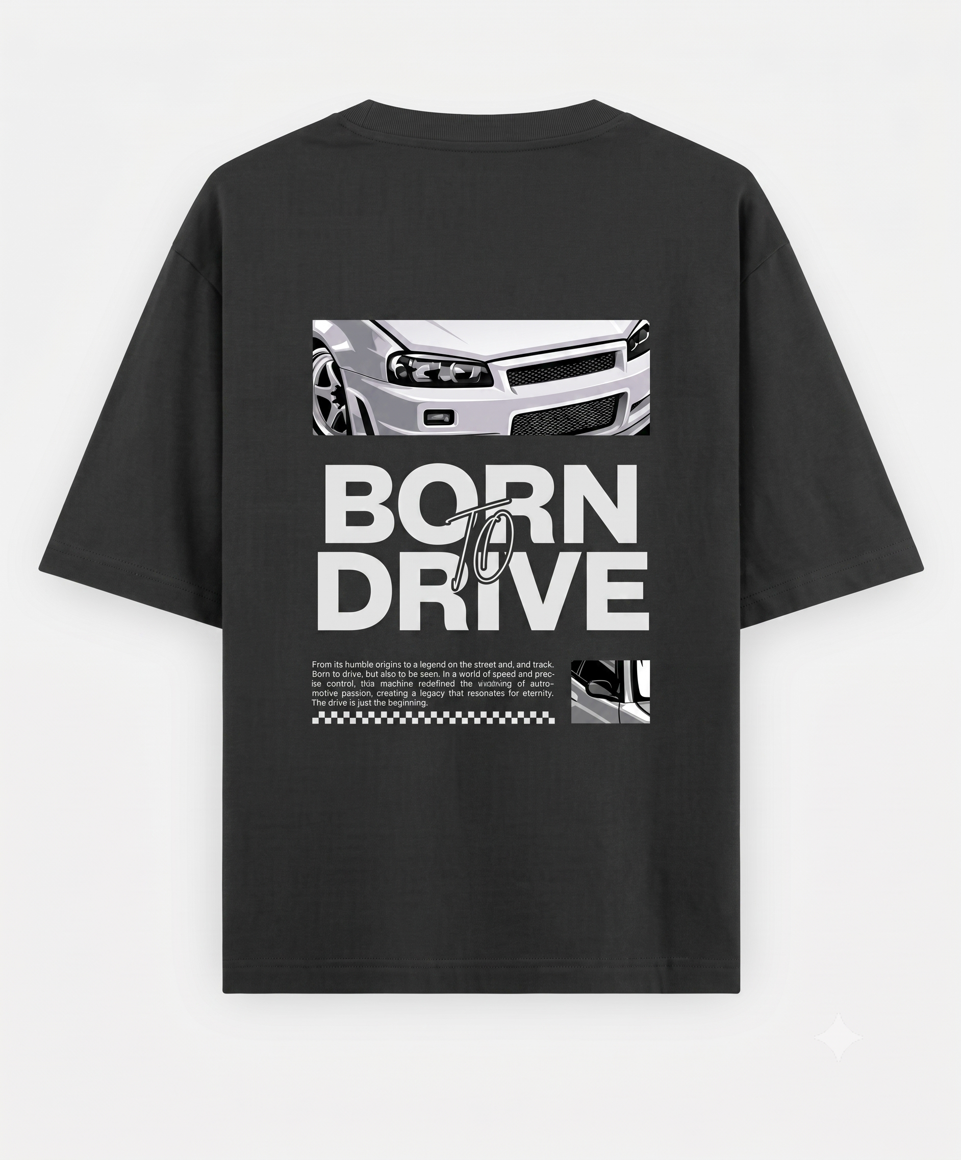 Born To Drive Oversize Tshirt