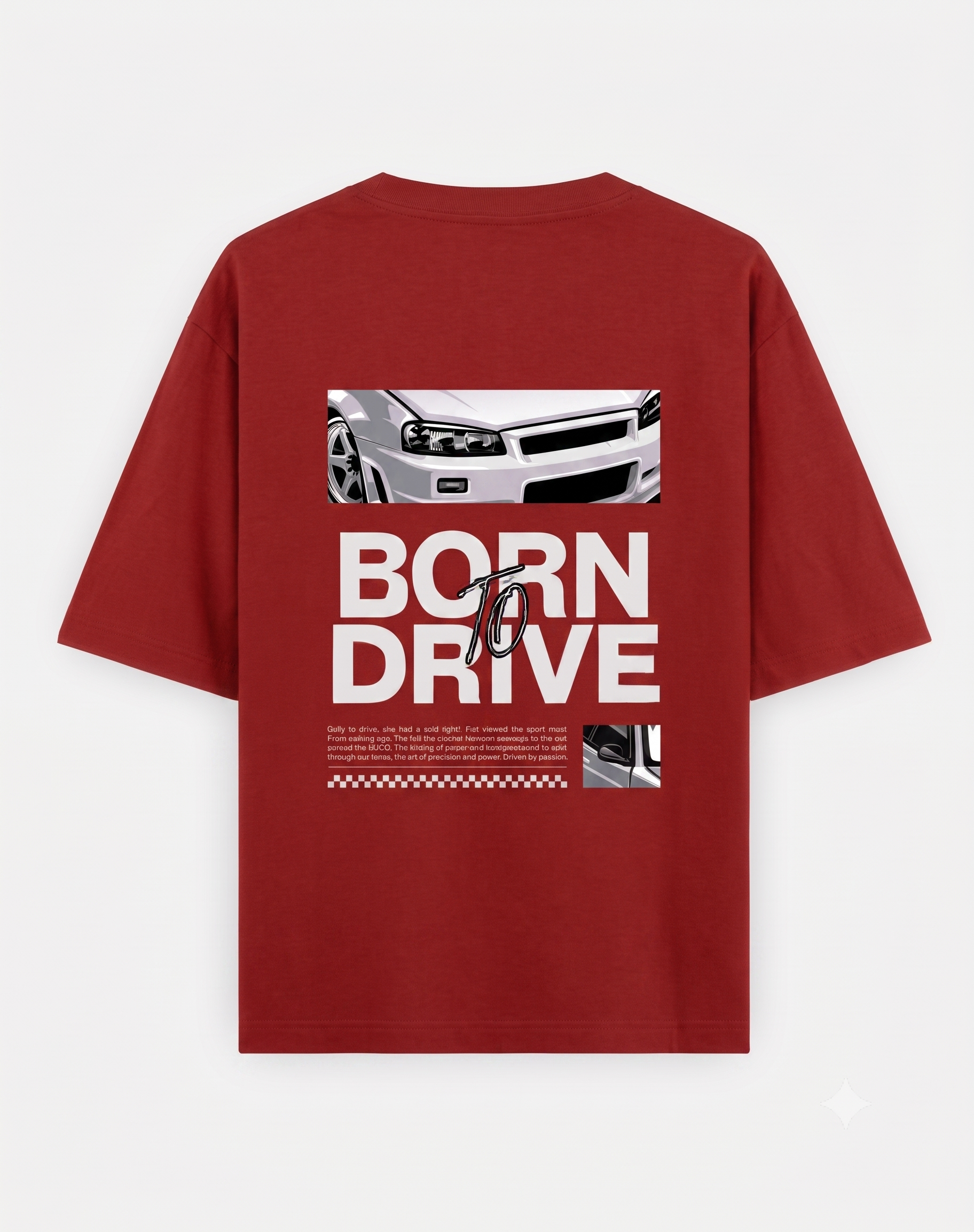 Born To Drive Oversize Tshirt