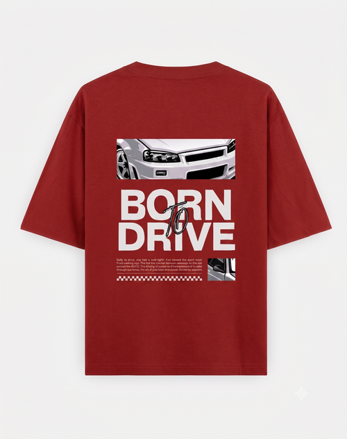 Born To Drive Oversize Tshirt