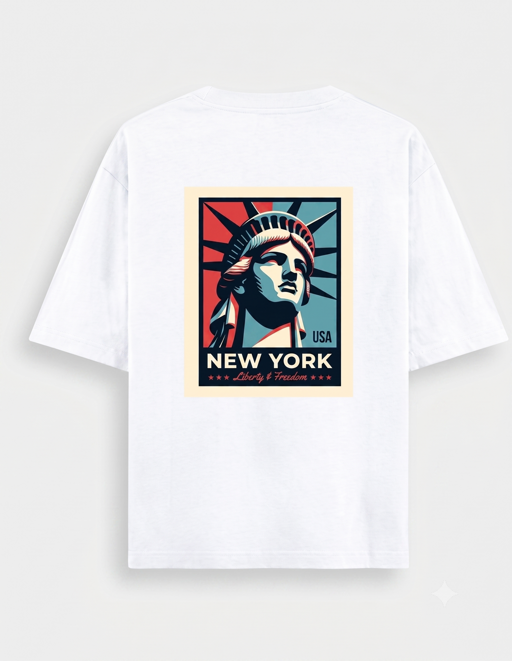 NYC Statue of Liberty Oversized T-Shirt