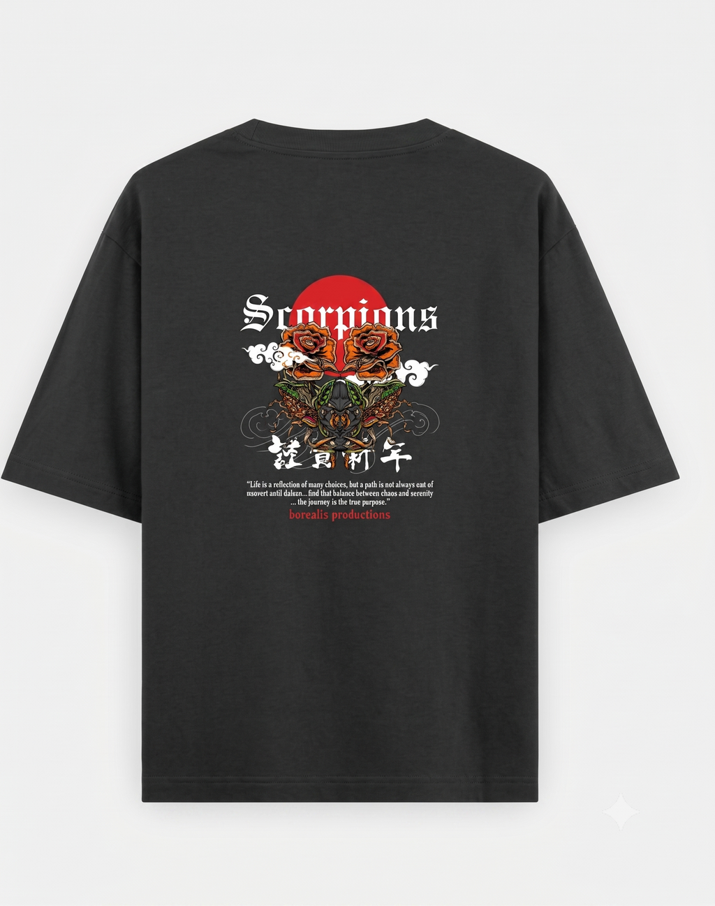 Japanese Scorpions Oversized  T-Shirt